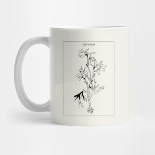 Delphinium Mug